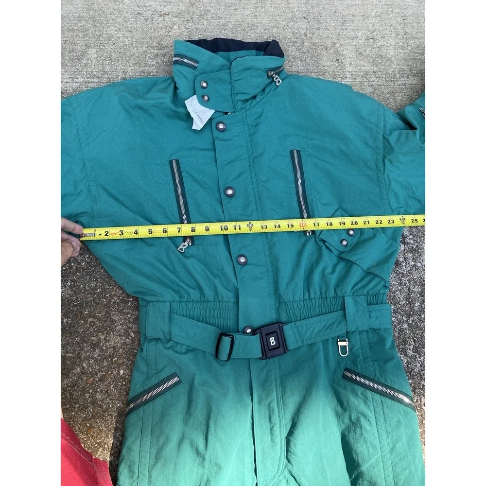Bogner Ski Suit Men 40 Blue One Piece Snowsuit Germany Dog Sledding Vintage NWT